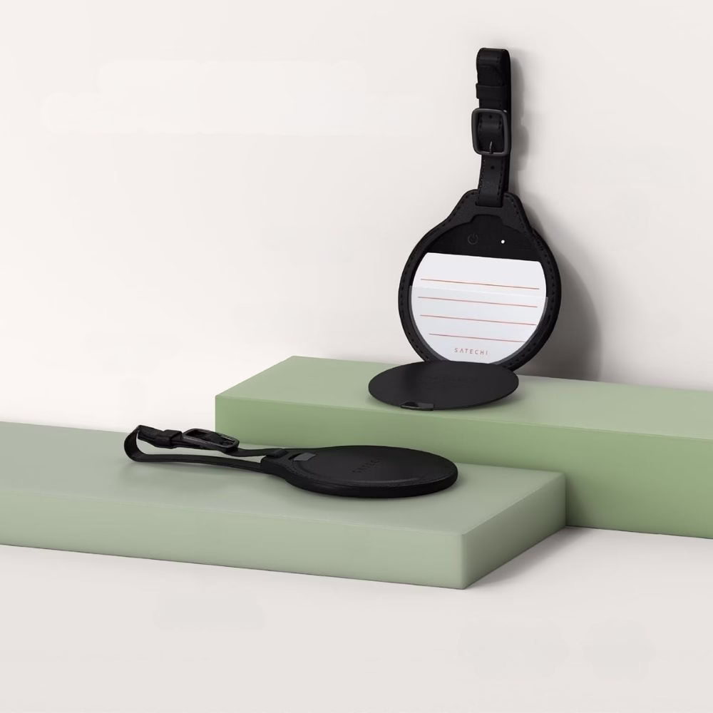 Багажная бирка Satechi Vegan Leather FindAll Black (ST-LFALTK) - 4